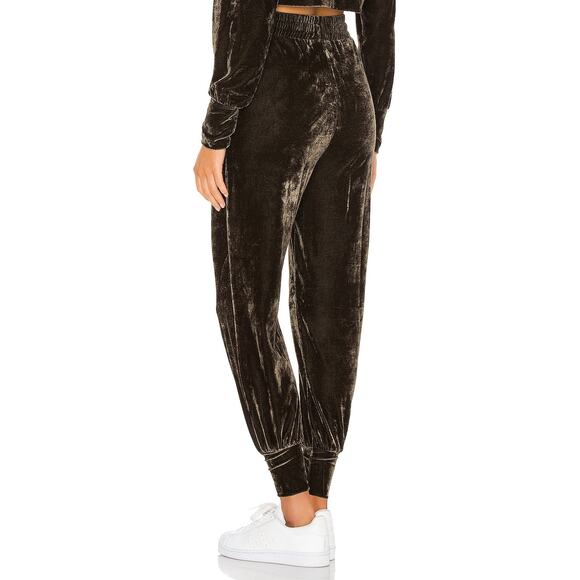 Michael Costello x REVOLVE Charcoal Green Paper Bag Jogger Pant Size S NWOT - Picture 5 of 12